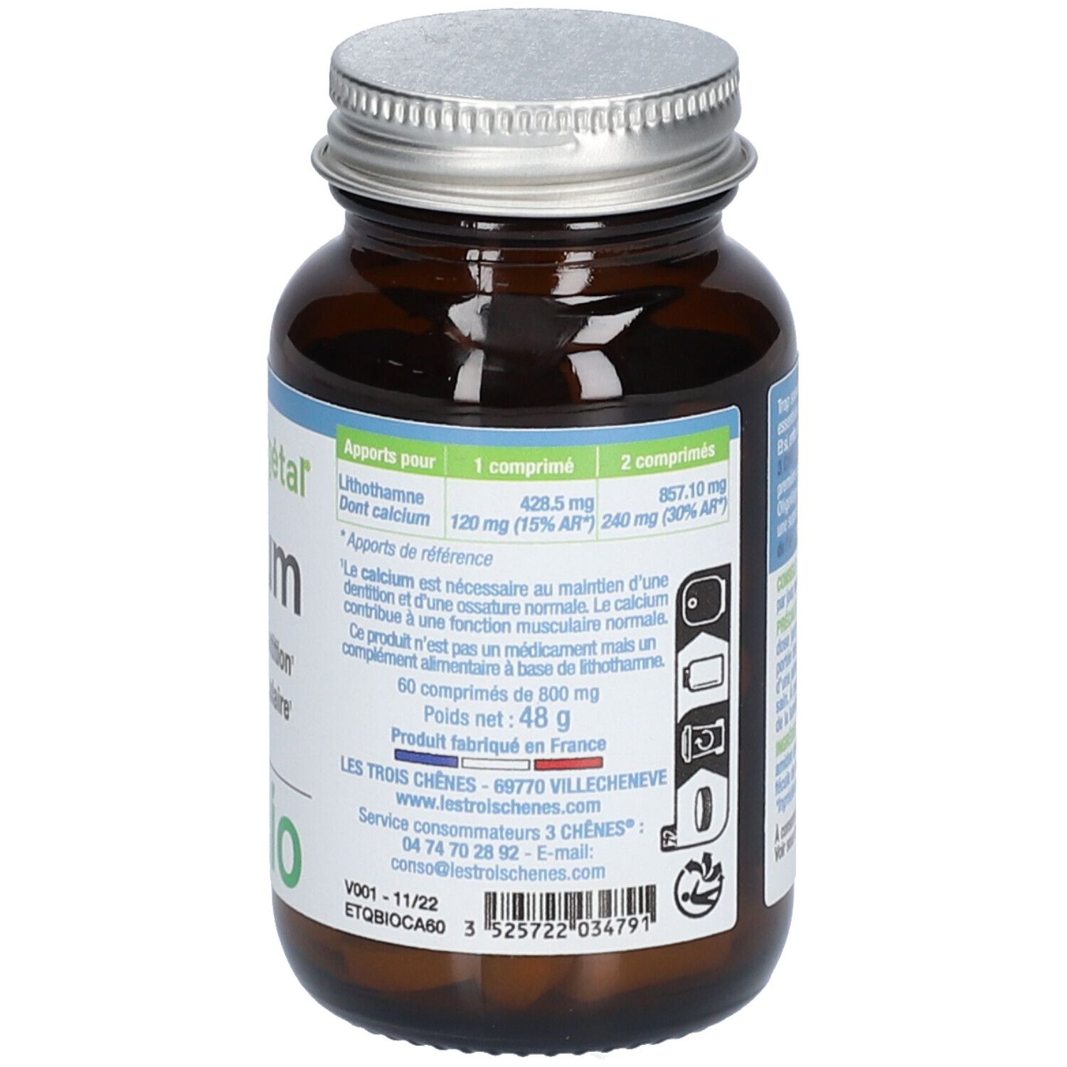 LES 3 CHÊNES Oligo Végétal® Calcium bio