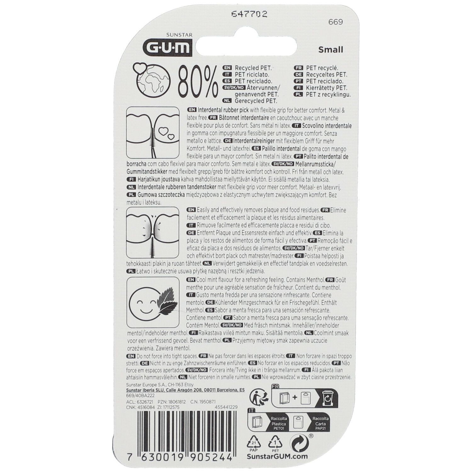GUM® Soft-Picks® Comfort Flex Small Mint