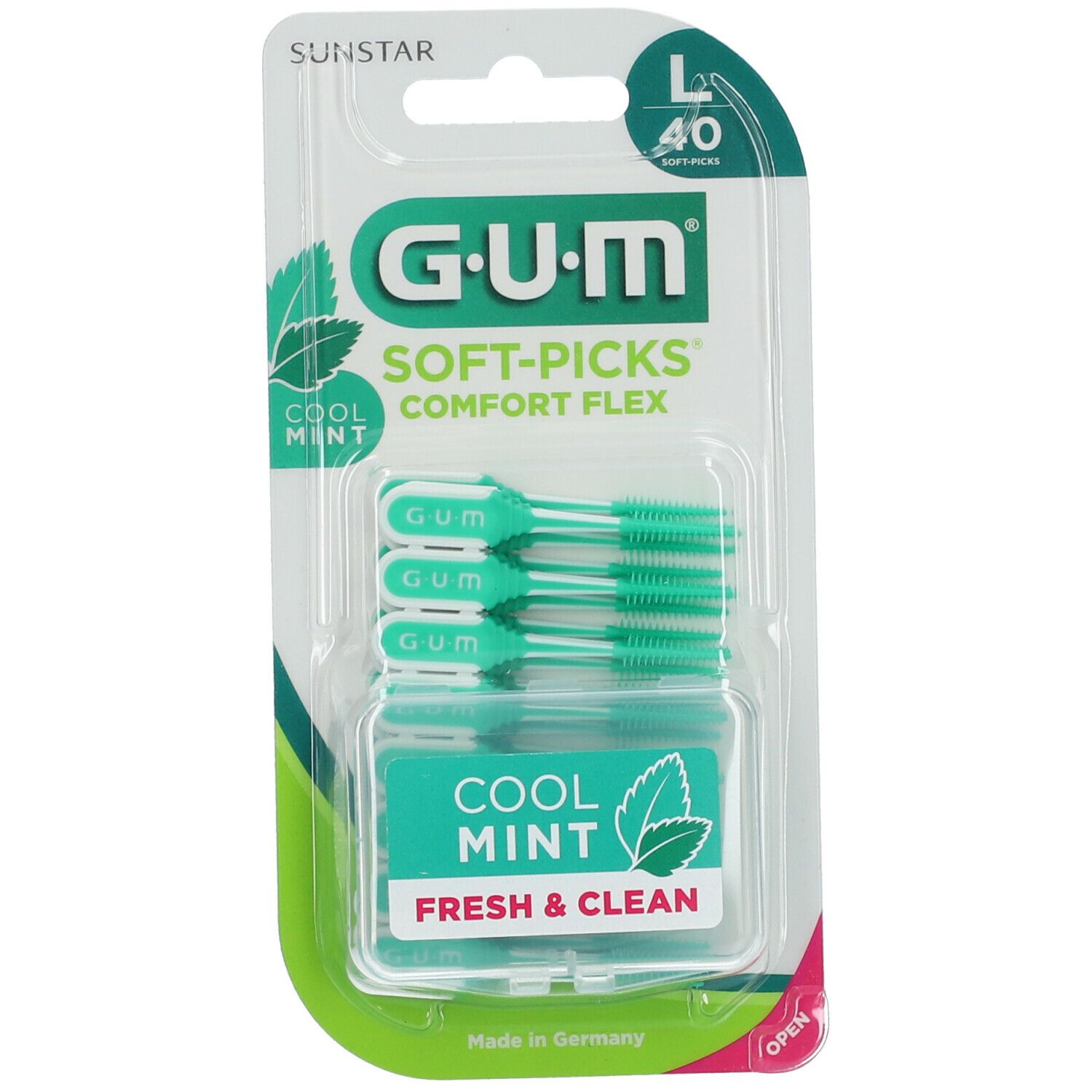 GUM® Soft-Picks® Comfort Flex Large Mint