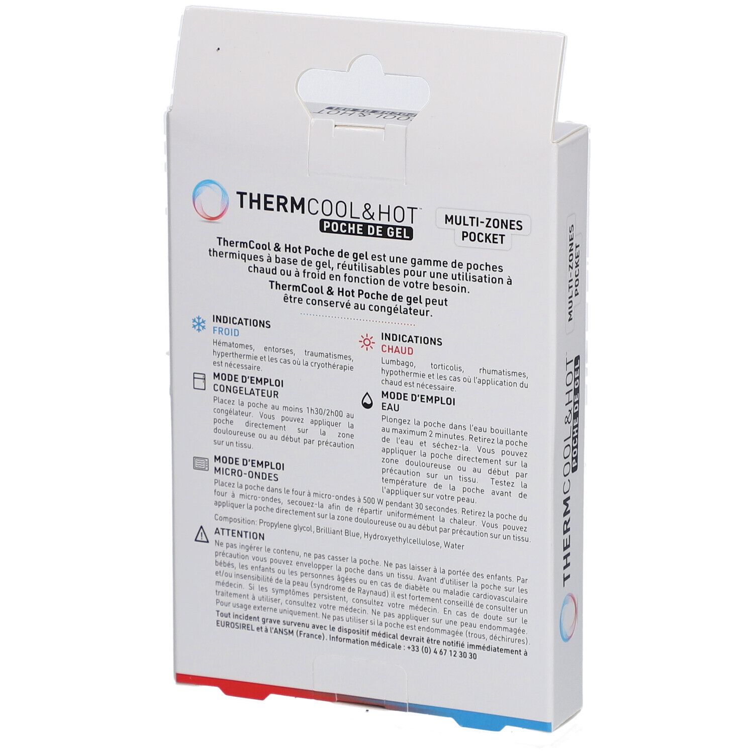 Thermcool & Hot Poche De Gel Thermique Pocket Soulage La Douleur