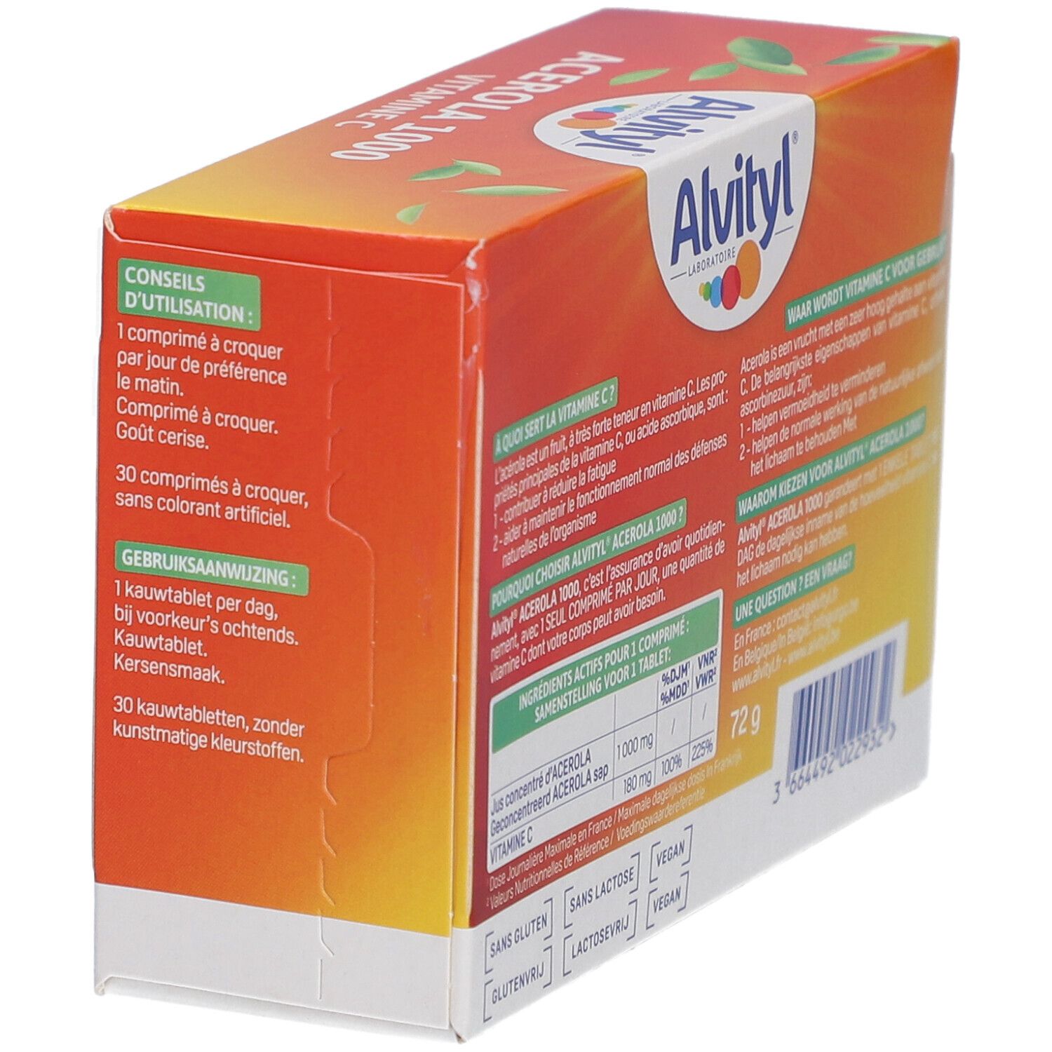 Alvityl Acérola 1000 Vitamine C