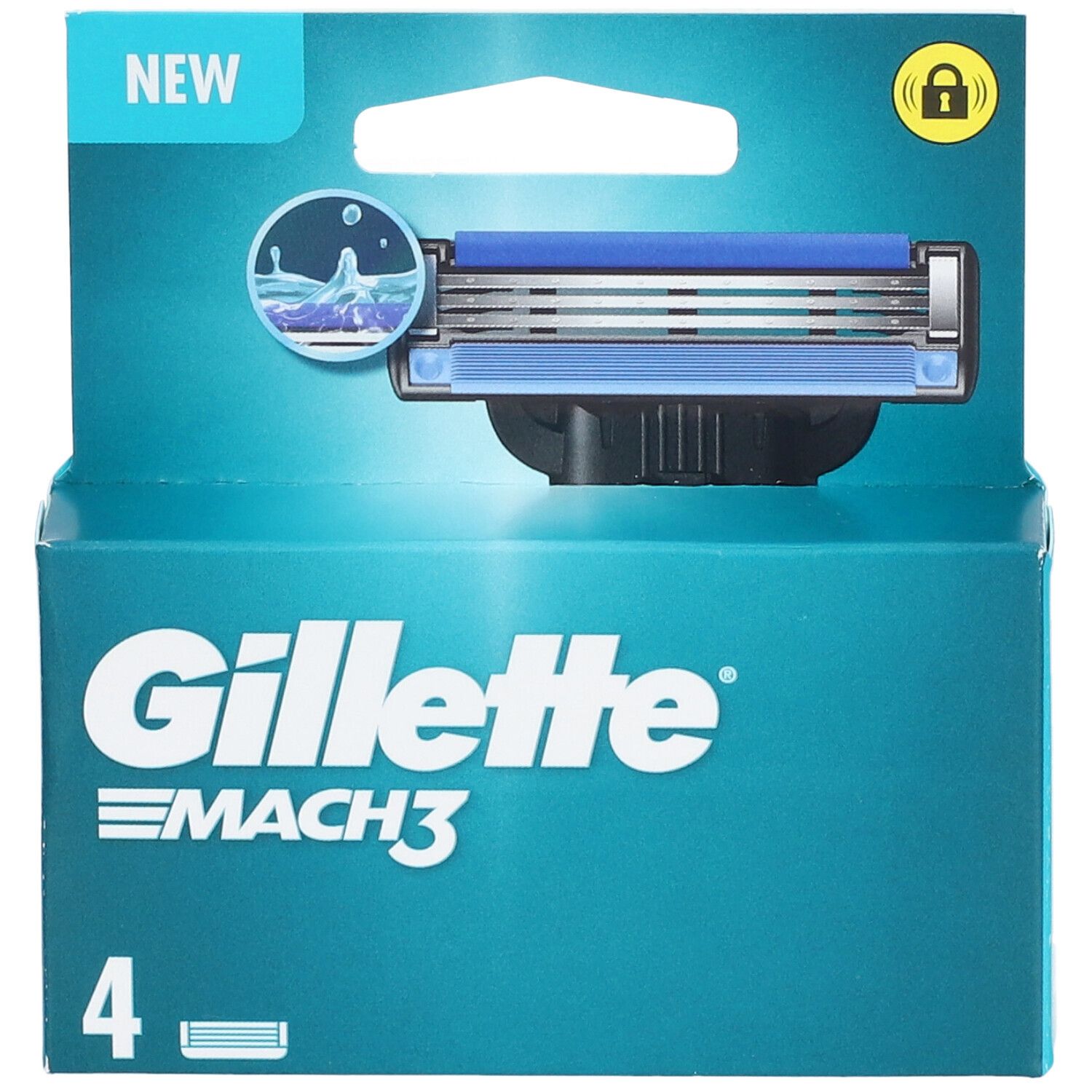Lot De 24 Lames De Rasoir Compatibles Gillette Mach 3 - Noir - Neuf Sous Blister
