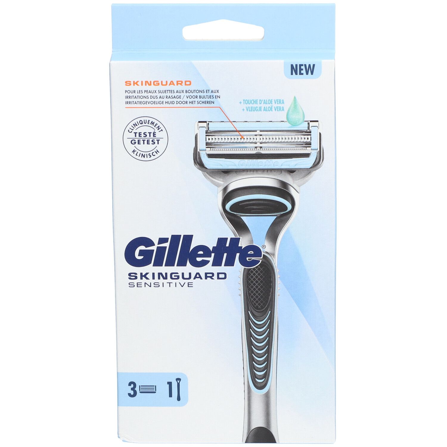 GILLETTE SKINGUARD SENSITIVE RASOIR - Rasoir mécanique avec lames à l ...