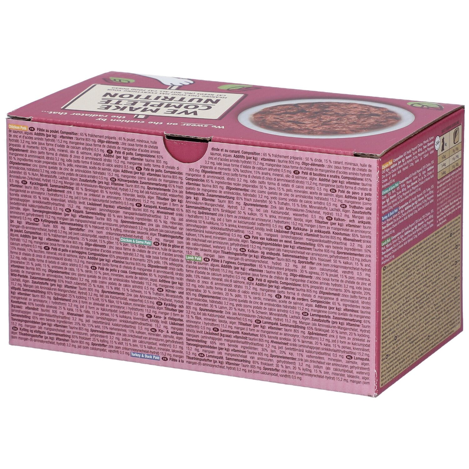 Lily's® Kitchen – Proper Food for Cats – Pâtée moelleuse pour chat senior au poulet, cabillaud et crevettes