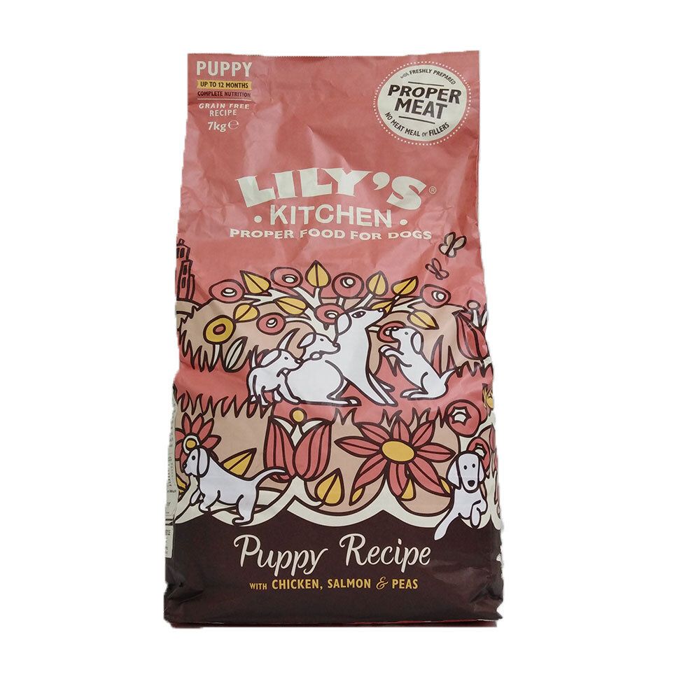 Lily's® Kitchen – Proper Food for Dogs Croquettes Recette pour chiots au poulet et au saumon