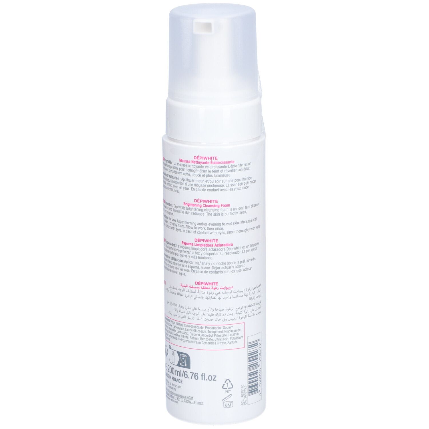ACM Dépiwhite Mousse nettoyante éclarcissante
