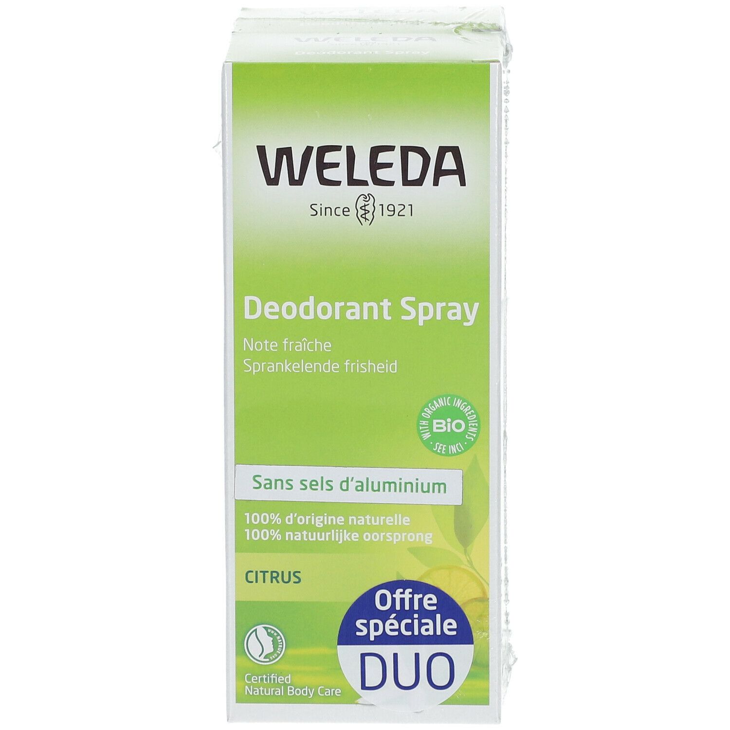 WELEDA Citrus Déodorant Spray Duo