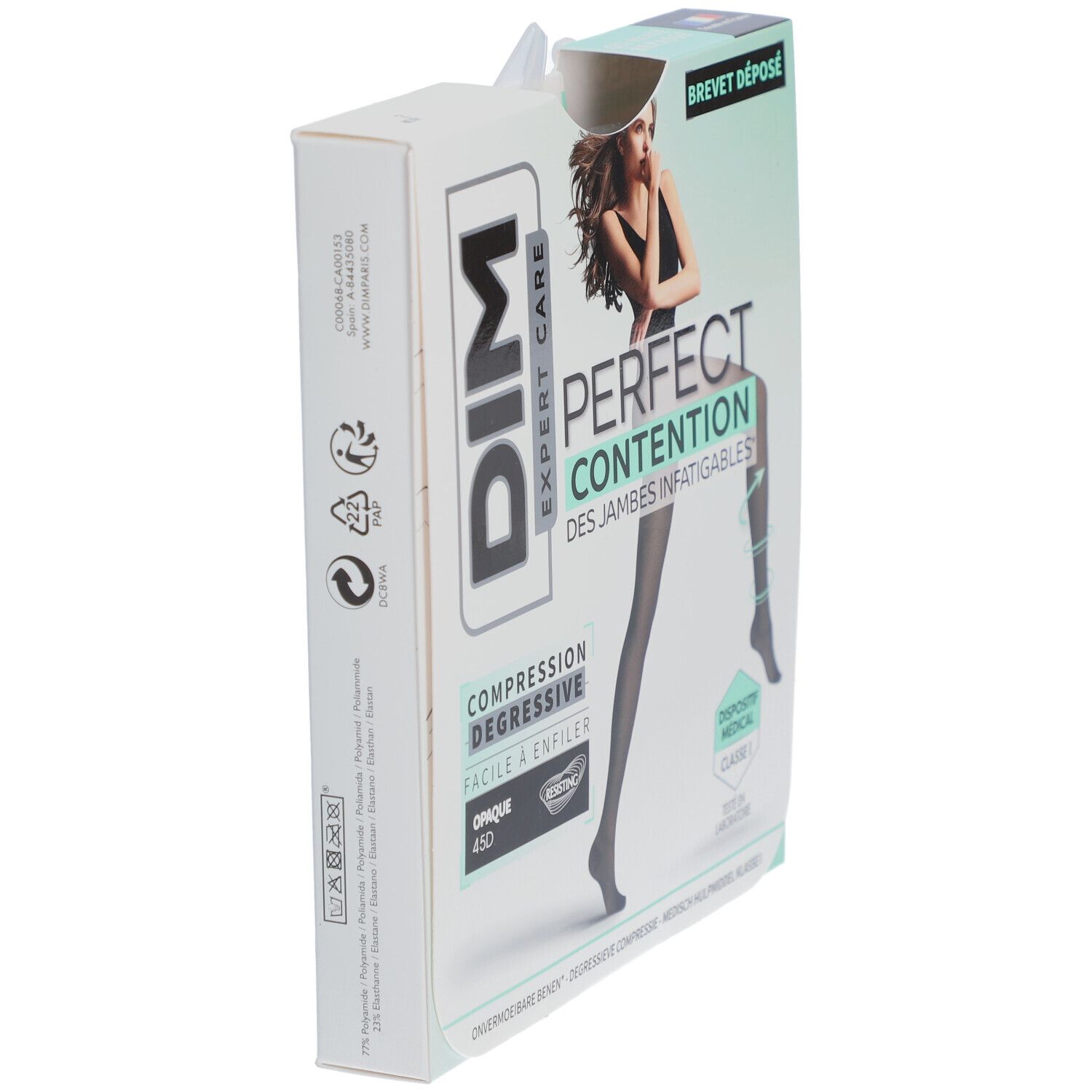 DIM Perfect Contention - Collants opaques 45D - Noir - Taille 2