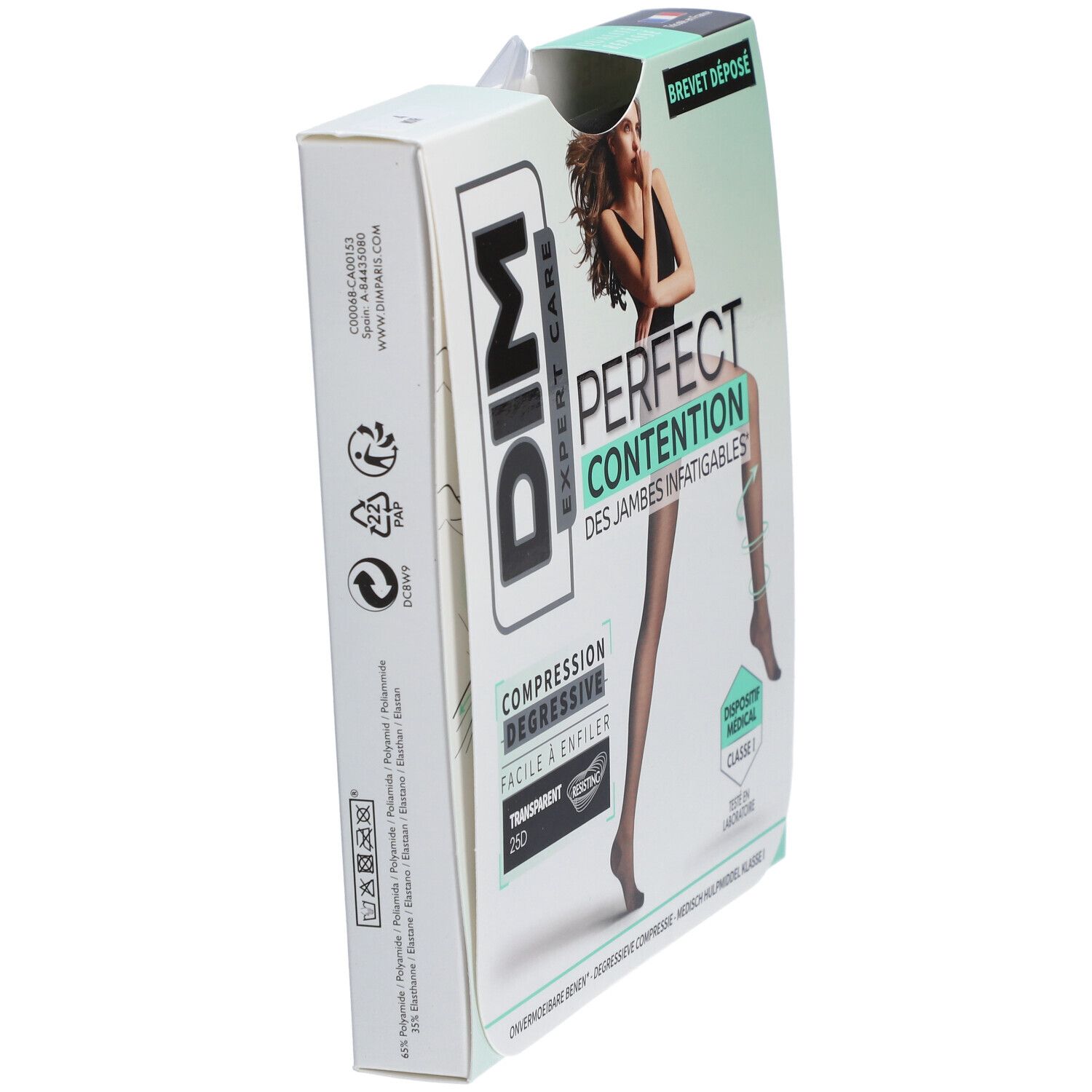 DIM COLL PERFECT TRANSP NOIR T4