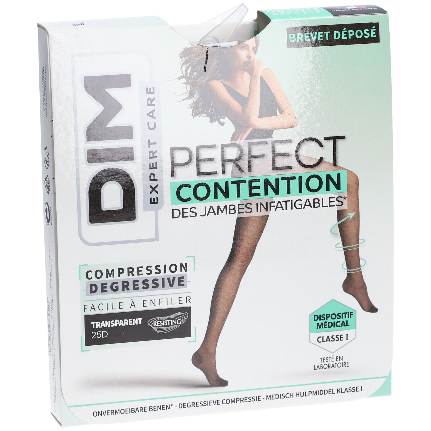 DIM COLL PERFECT TRANSP NOIR T4