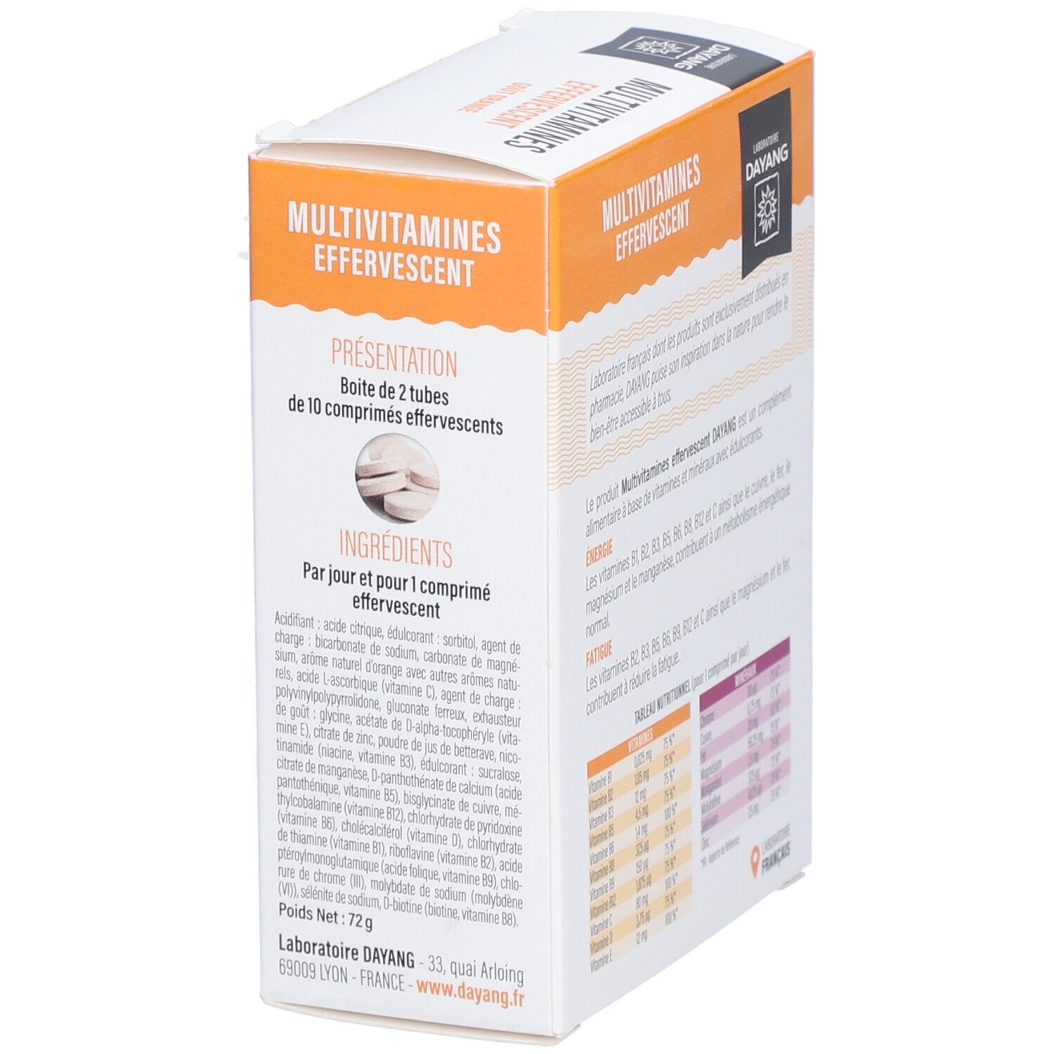 DAYANG Multivitamines effervescent