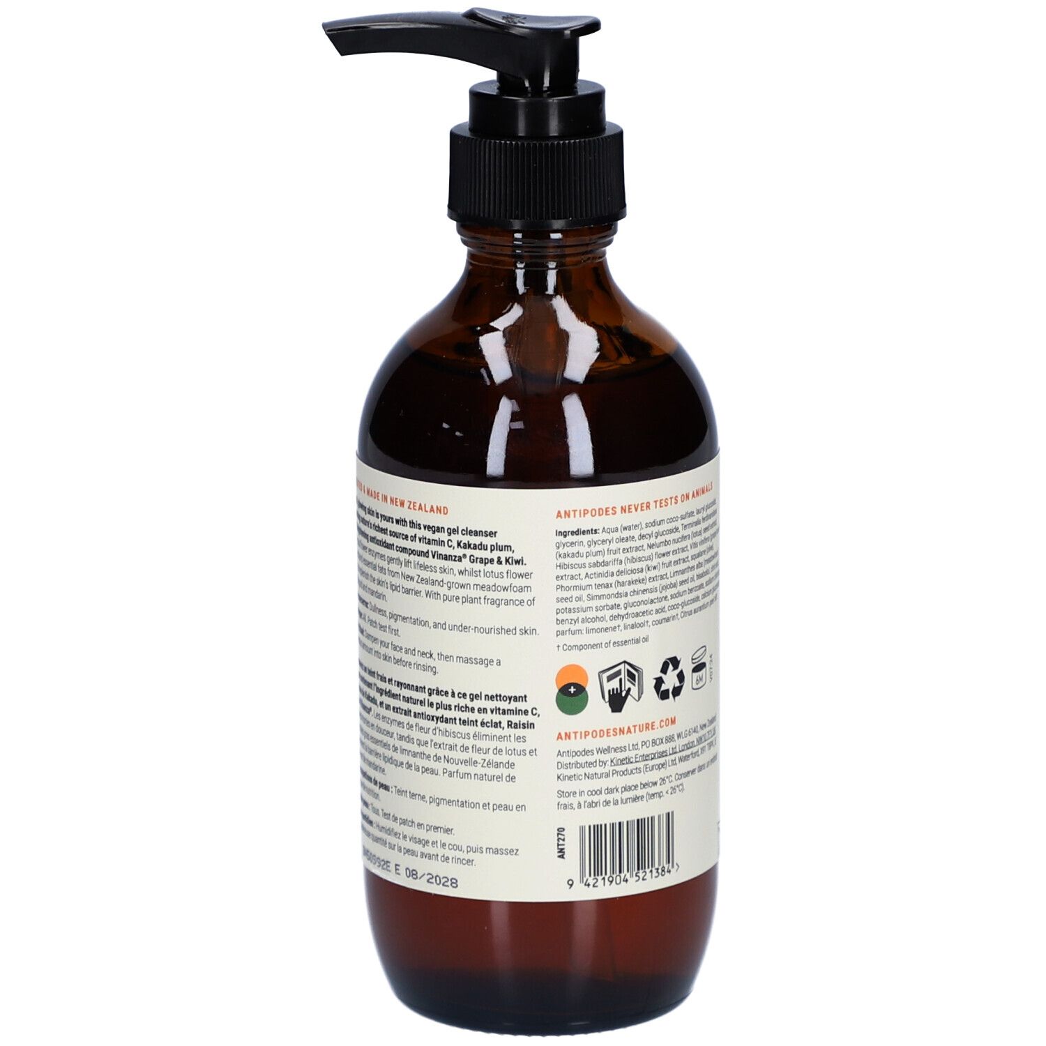 ANTIPODES Gospel Gel Nettoyant Eclat