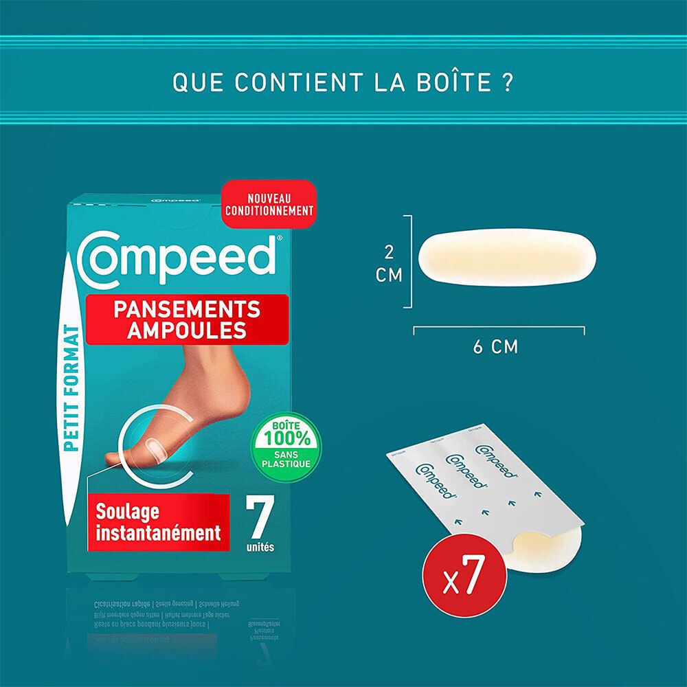 Compeed® - Pansements Ampoules Petit Format x7