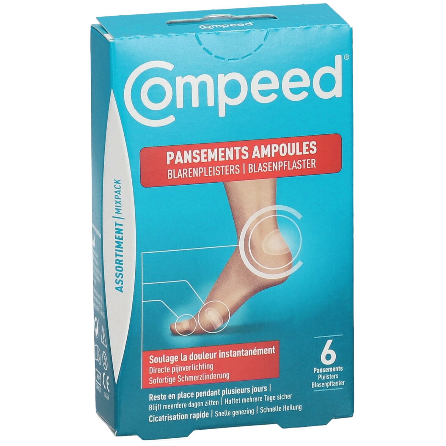 Compeed Pansement Ampoules Mixpack 5 Formats Différents