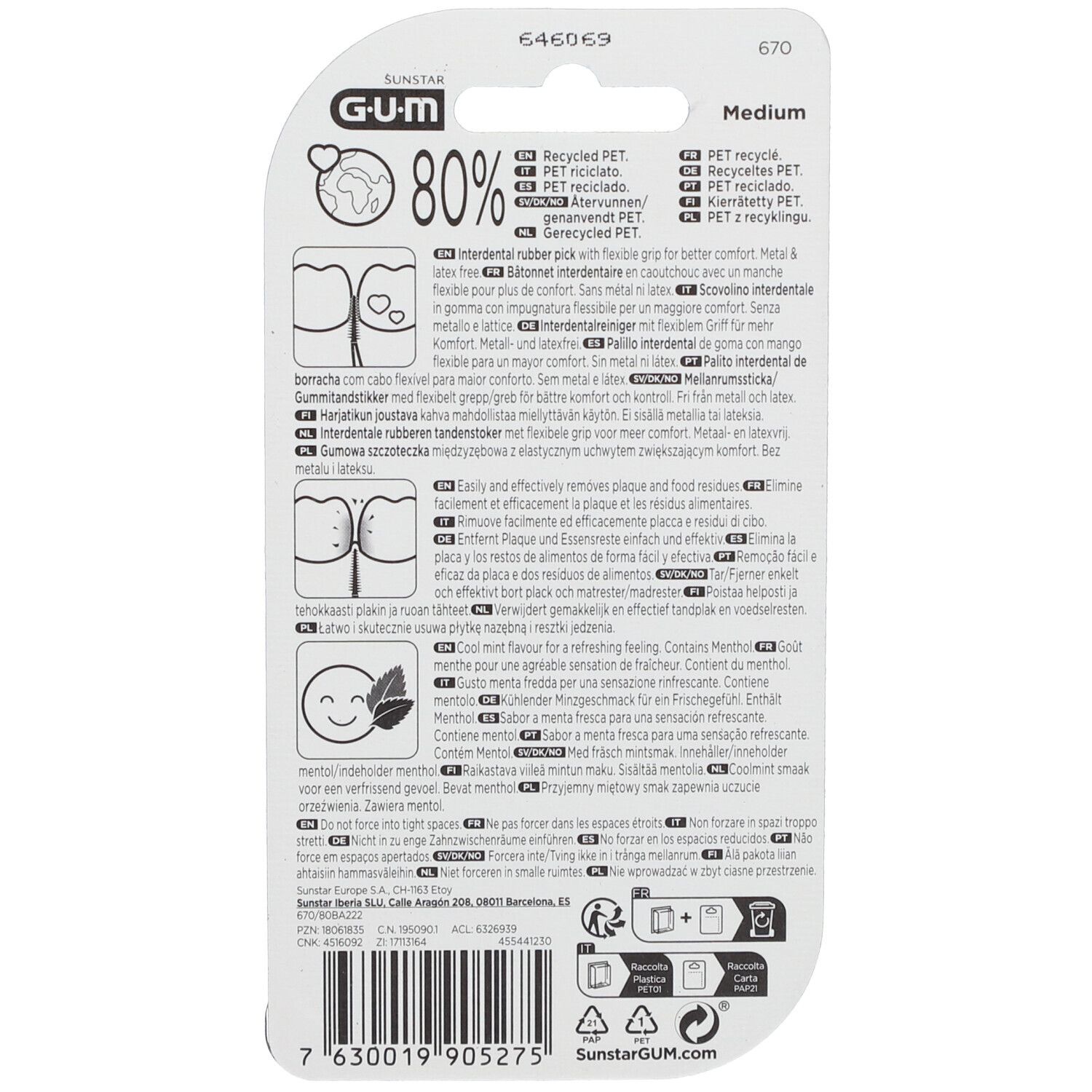 GUM® Soft-Picks® Comfort Flex Medium Mint