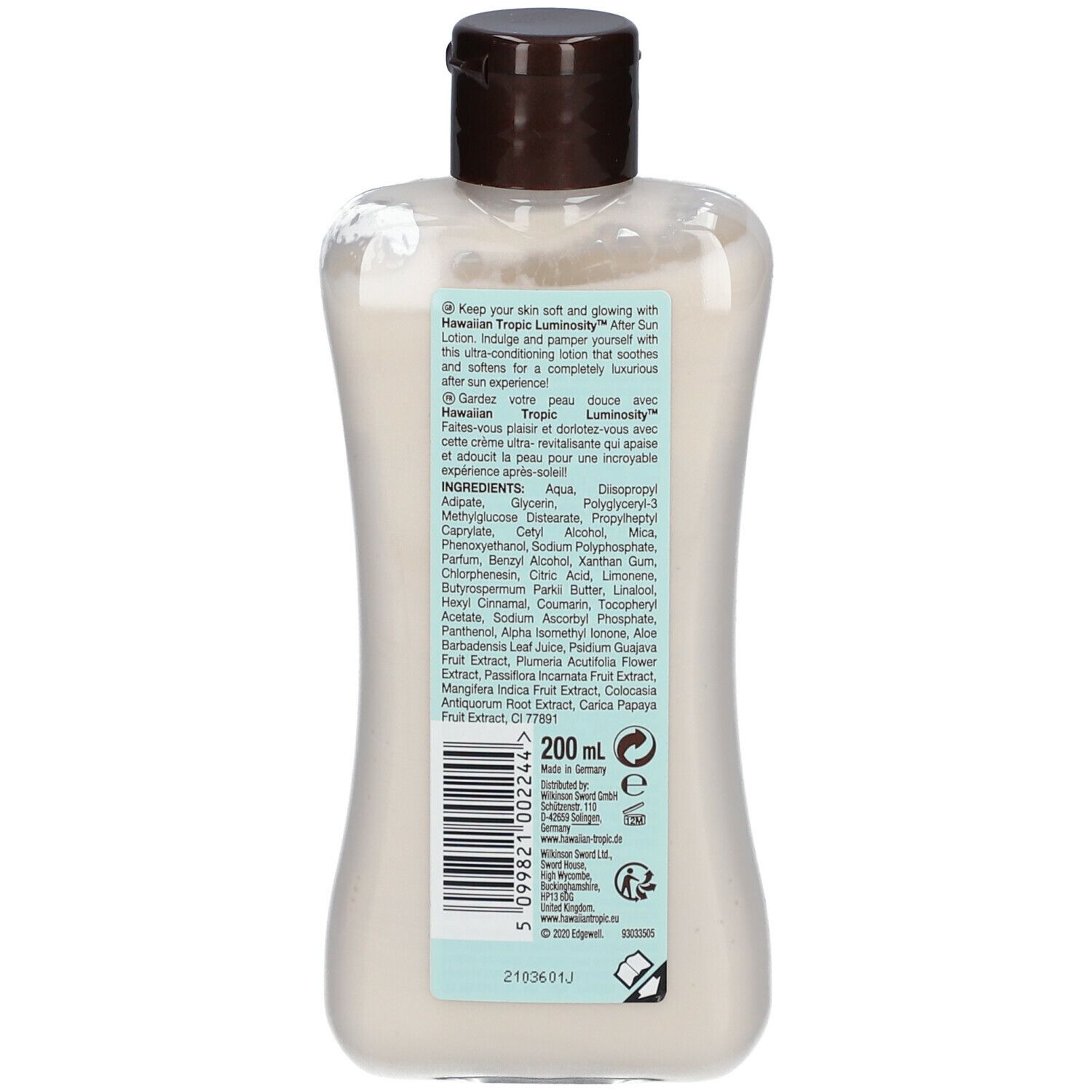 HAWAIIAN Tropic Luminosity AFTER SUN ISLAND MANGO
