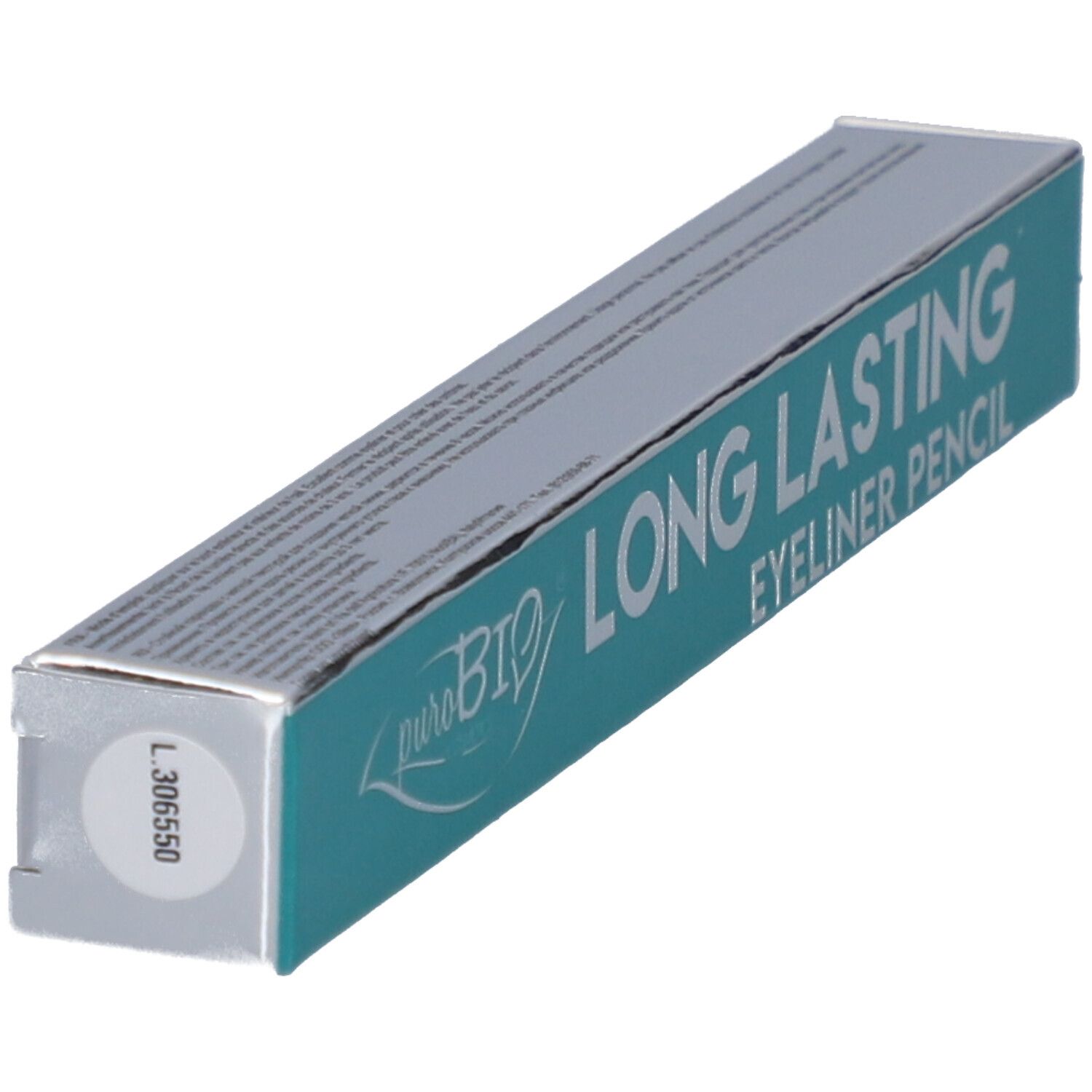 Emballage. Inscription : Long Lasting Eyeliner Pencil.