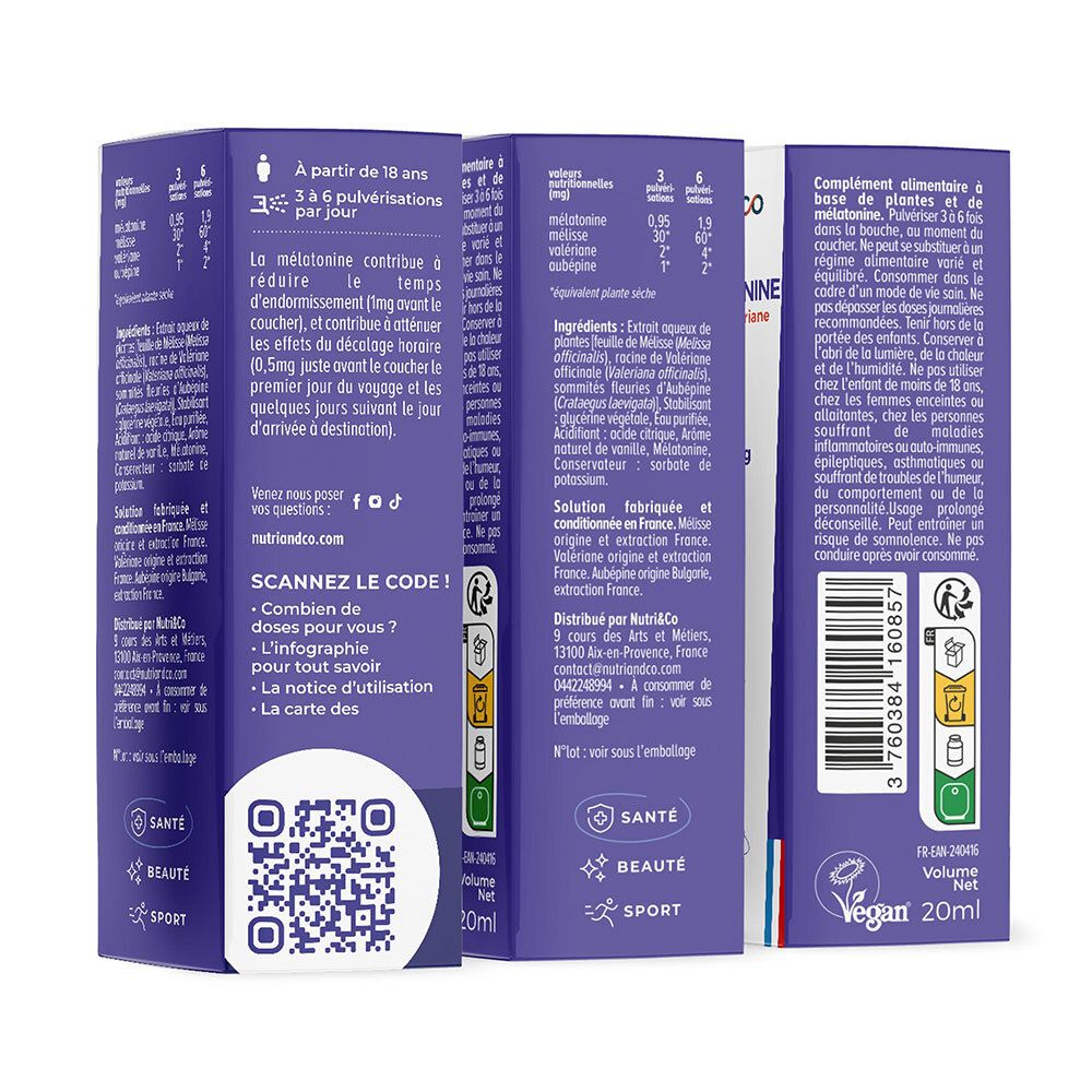 NUTRI&CO Mélatonine