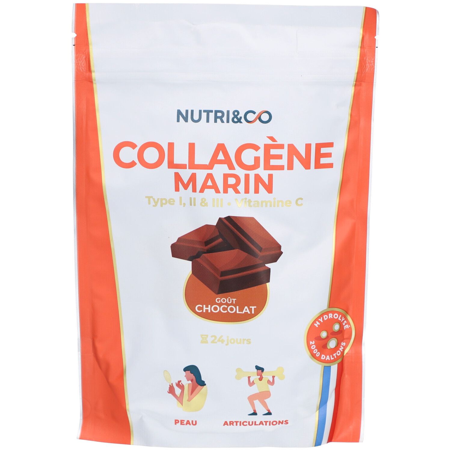 NUTRI&CO Collagène Marin  Arôme Chocolat