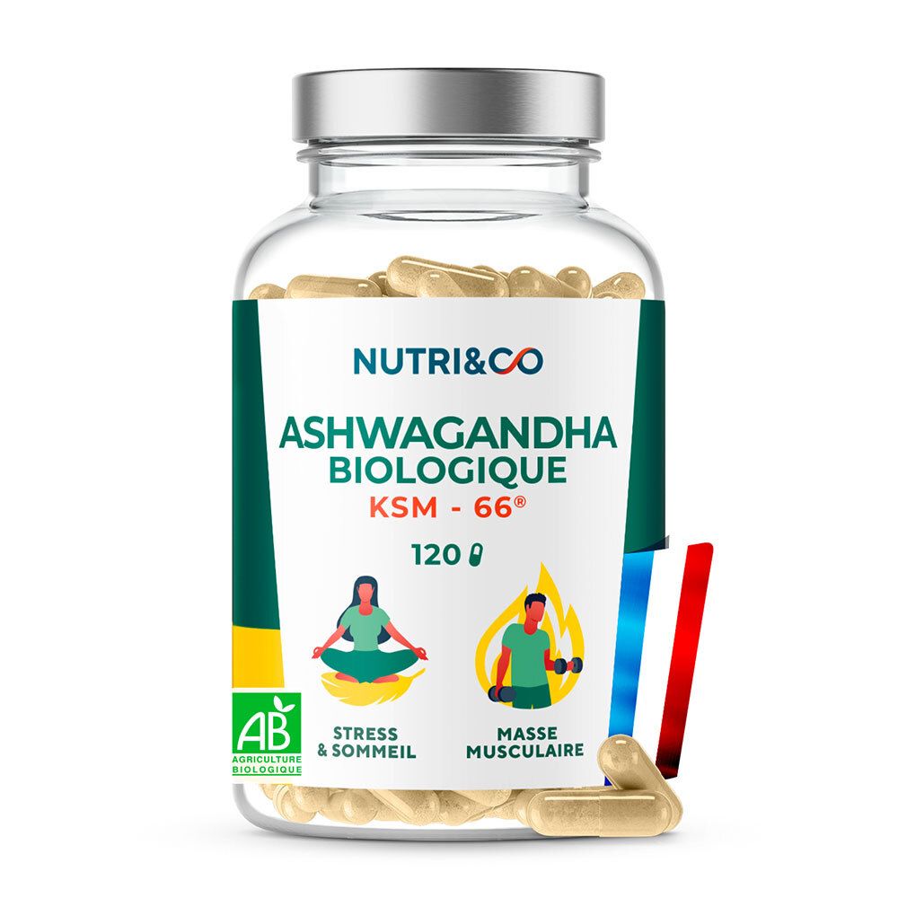 NUTRI&CO Ashwagandha Biologique Gélules