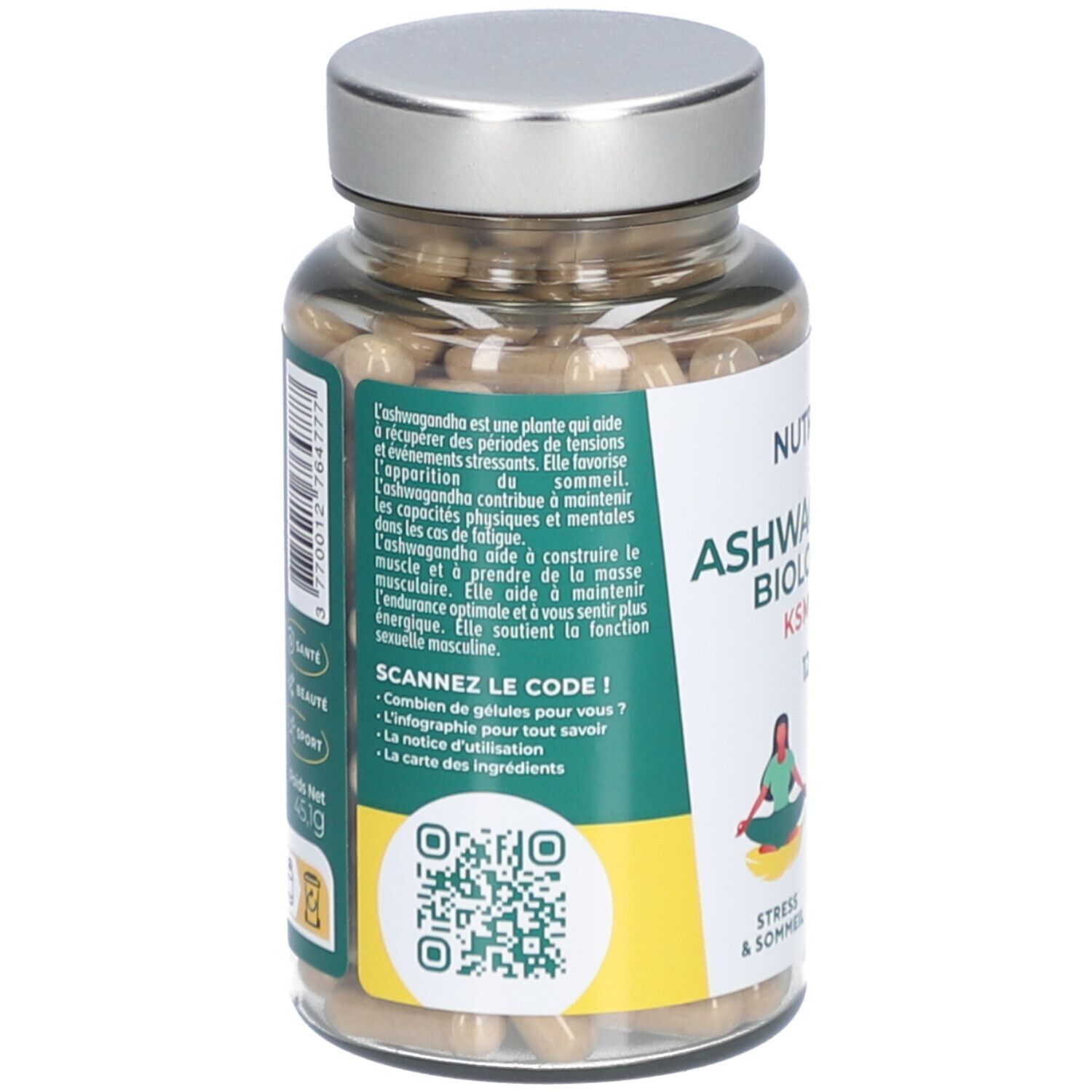 NUTRI&CO Ashwagandha Biologique Gélules