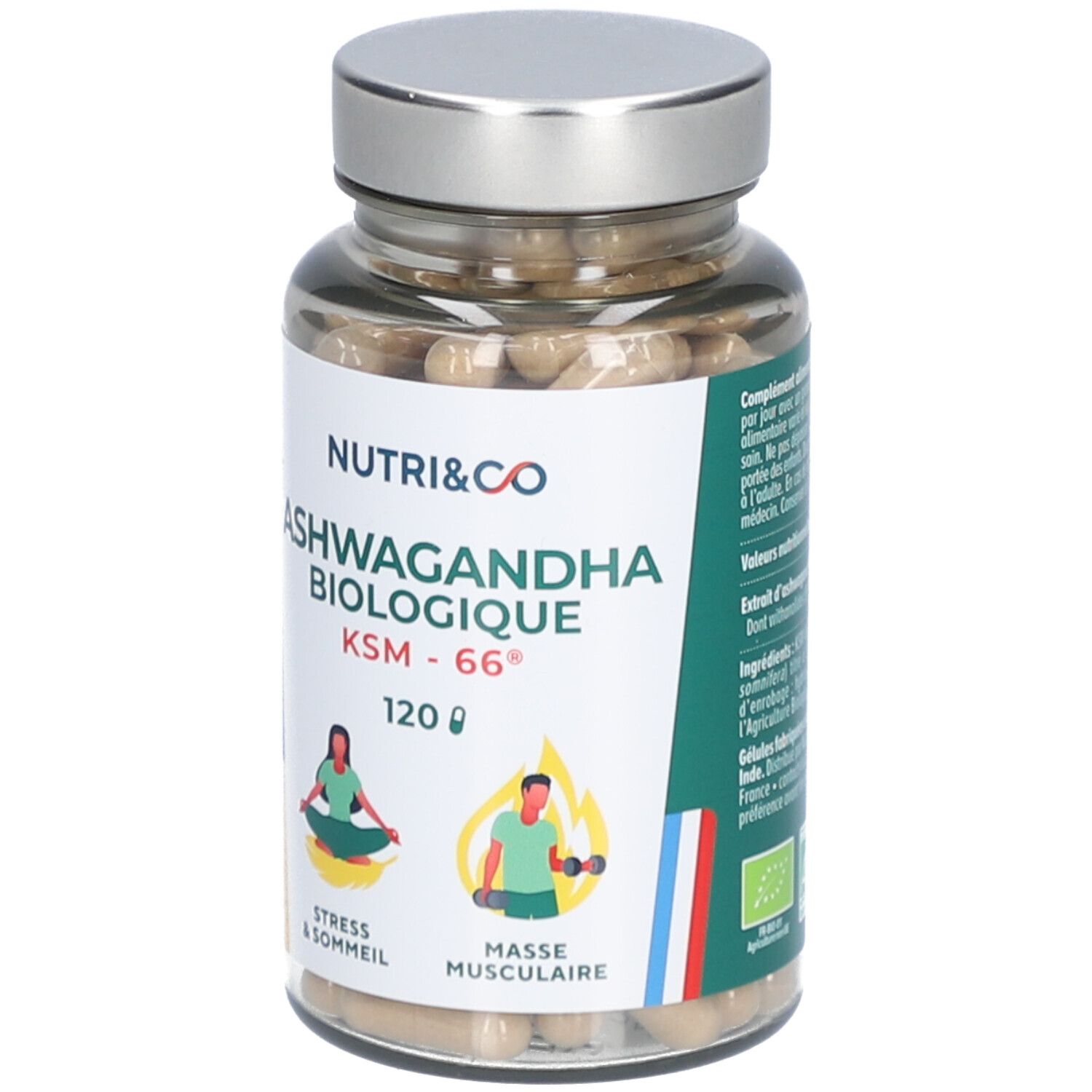 NUTRI&CO Ashwagandha Biologique Gélules