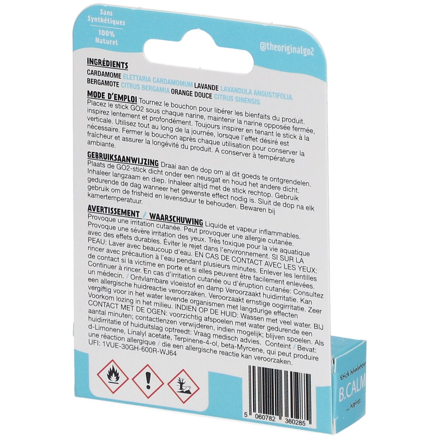GO2® Stick inhalateur B.Calm