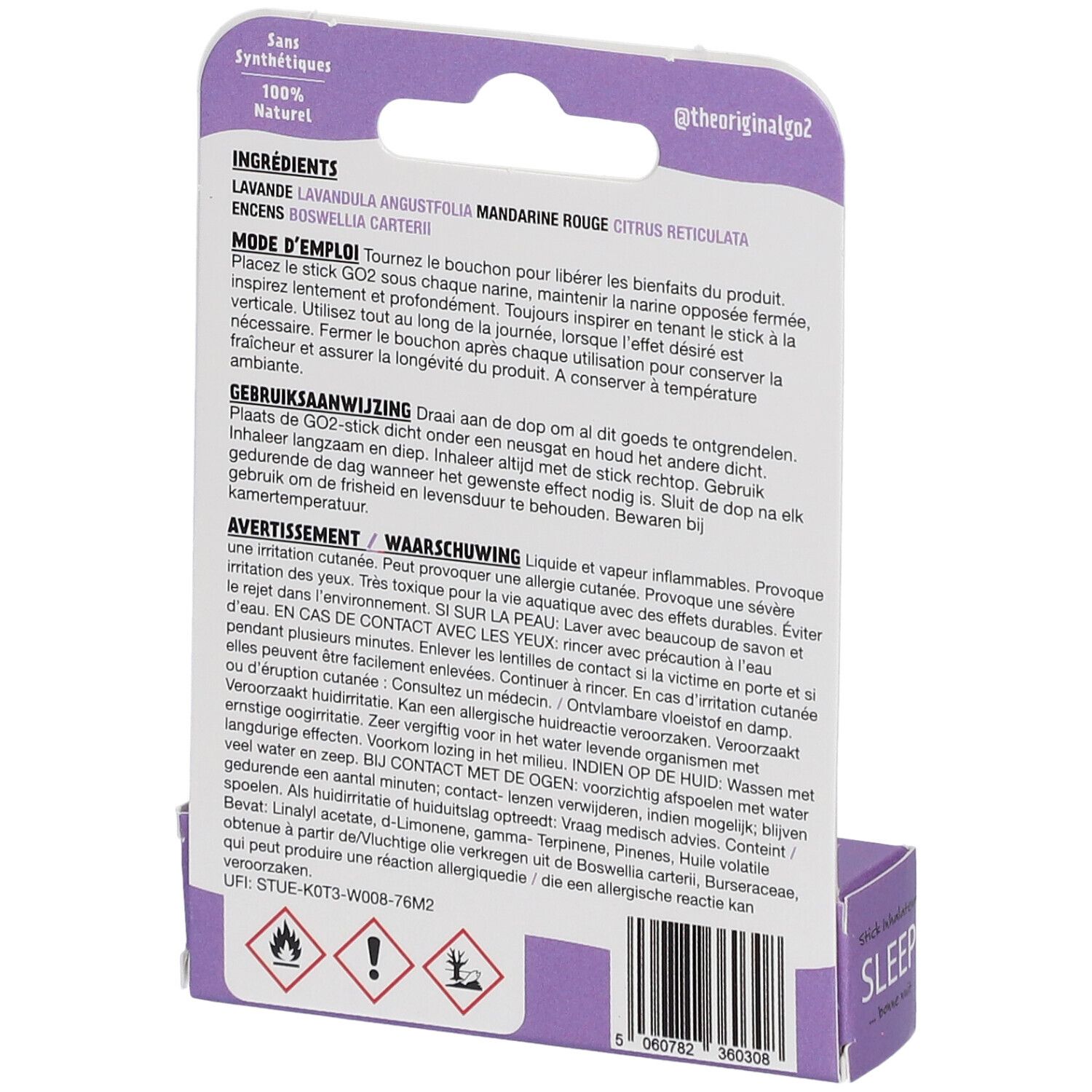 GO2® Stick inhalateur Sleep