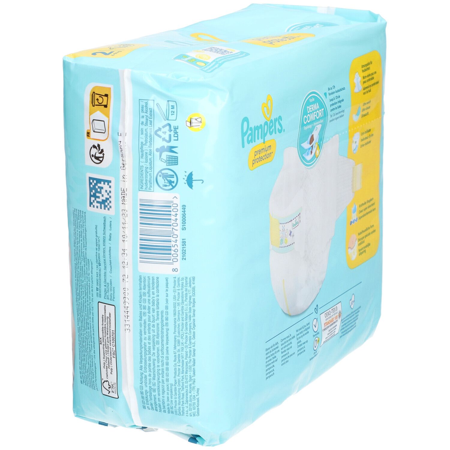 PAMPERS Premium Protection Couche taille 2 4-8 kg