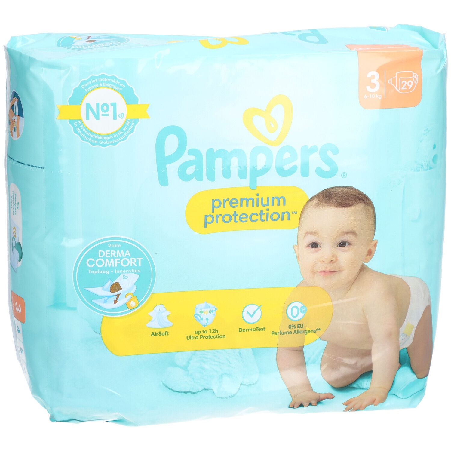 PAMPERS Premium Protection Couche taille 4 6-10 kg