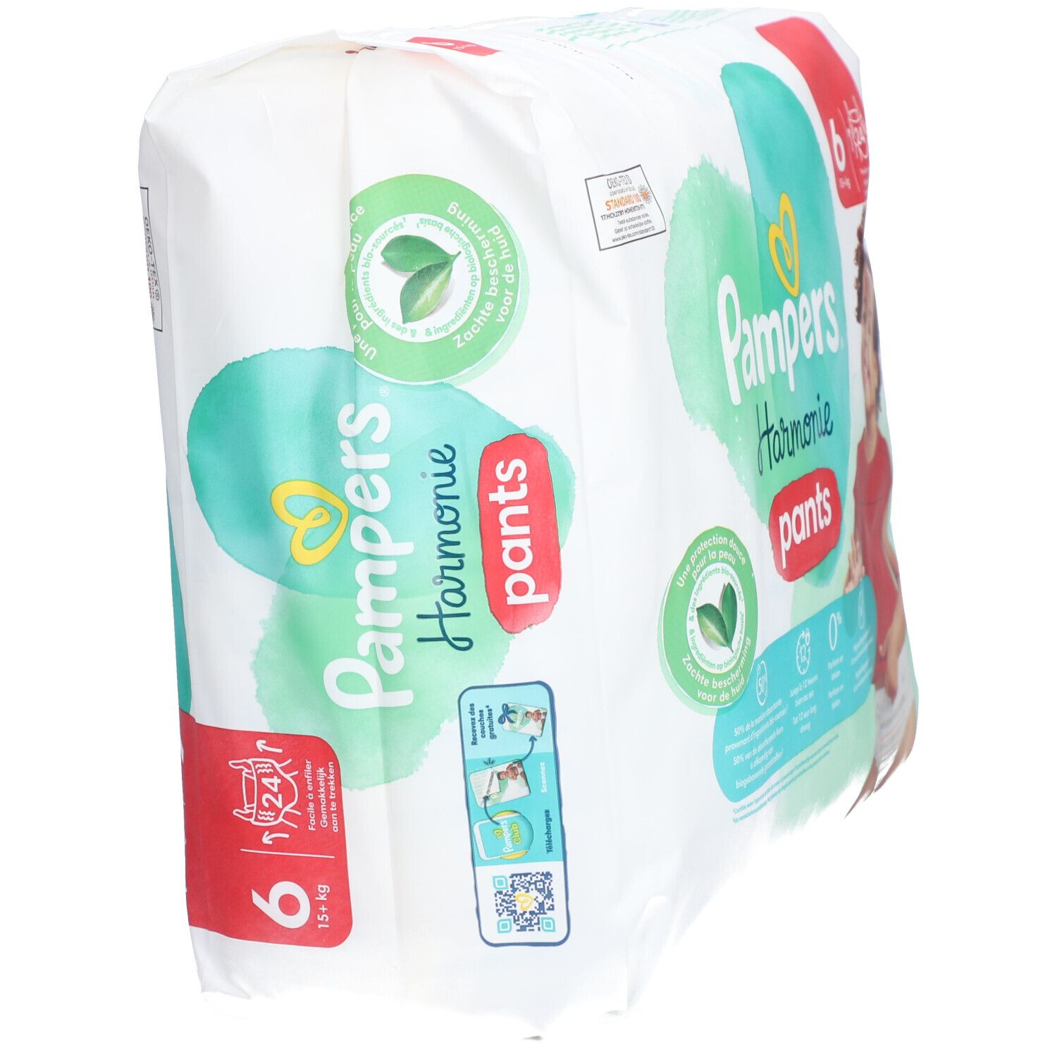 PAMPERS Harmonie Pants -  Couche-culotte à enfiler - Taille 6, 15 kg et +