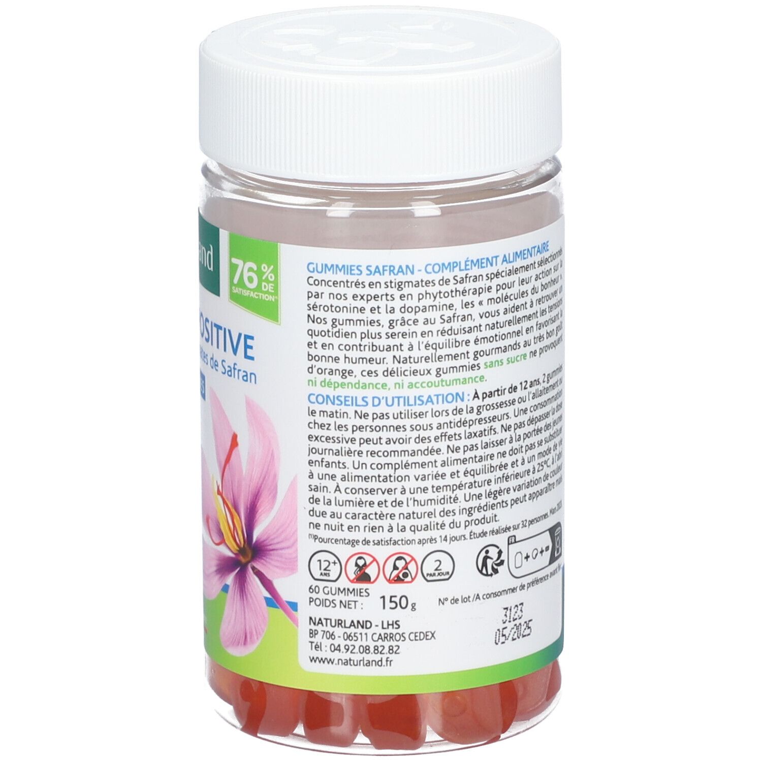 Naturland Gummies Humeur Posotive
