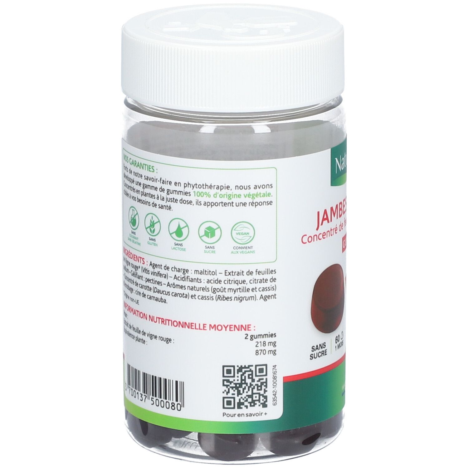 Naturland Gummies Jambes légères