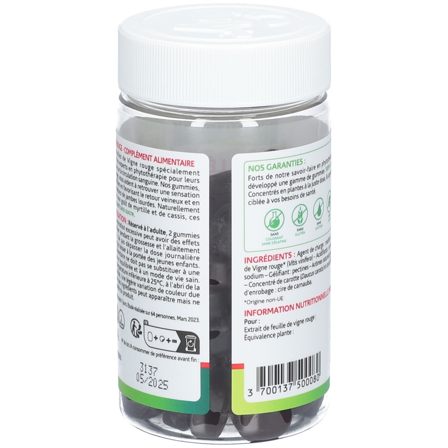 Naturland Gummies Jambes légères