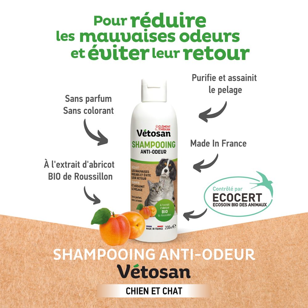 Clément Thékan Vétosan Shampooing Anti-Odeur