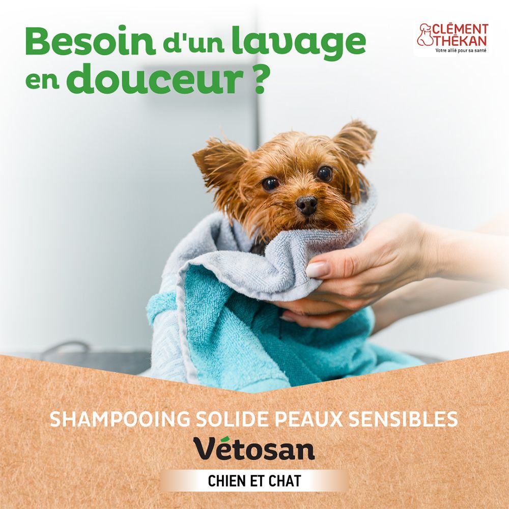 Clément Thékan Vétosan Shampooing Solide Peaux Sensibles