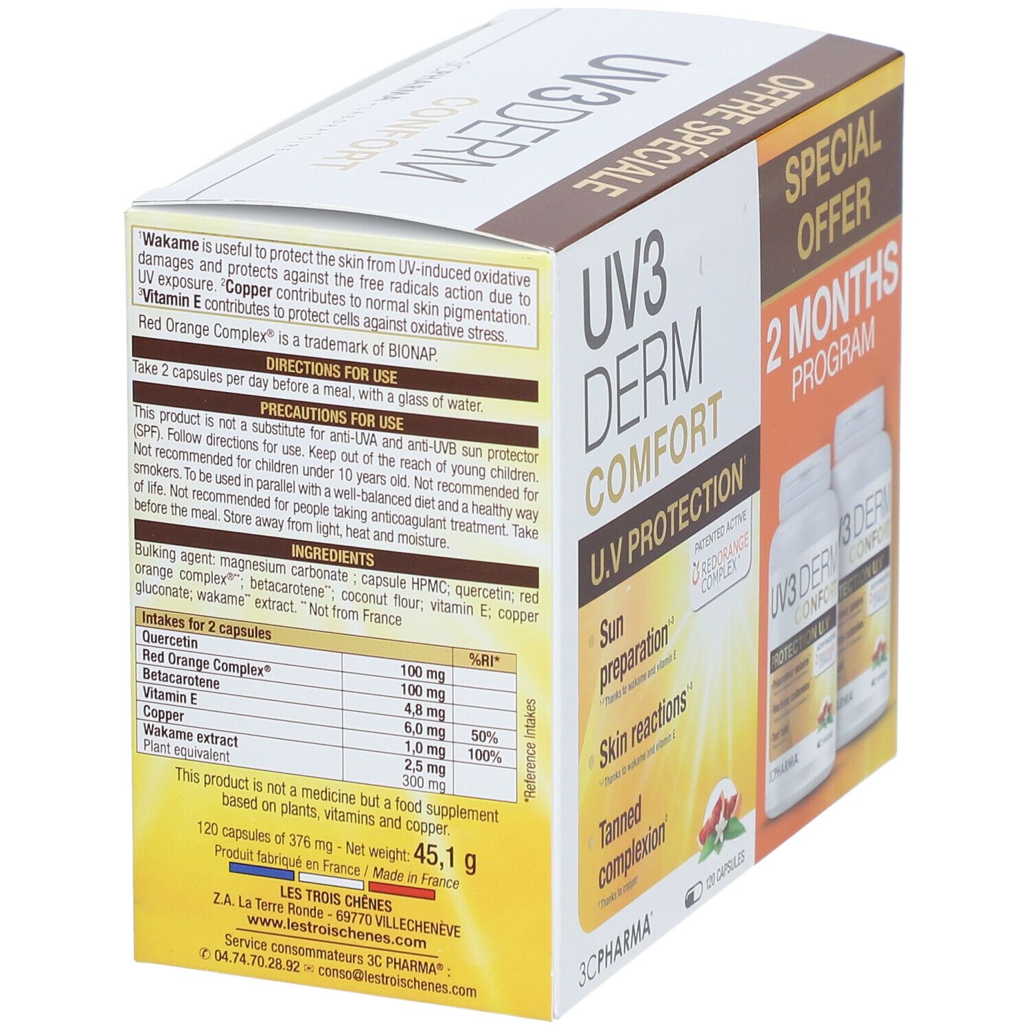 3C PHARMA UV3 Derm Confort
