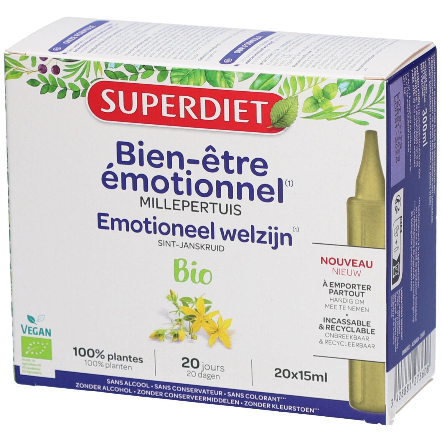 Superdiet Millepertuis Bio – Bien-être émotionnel