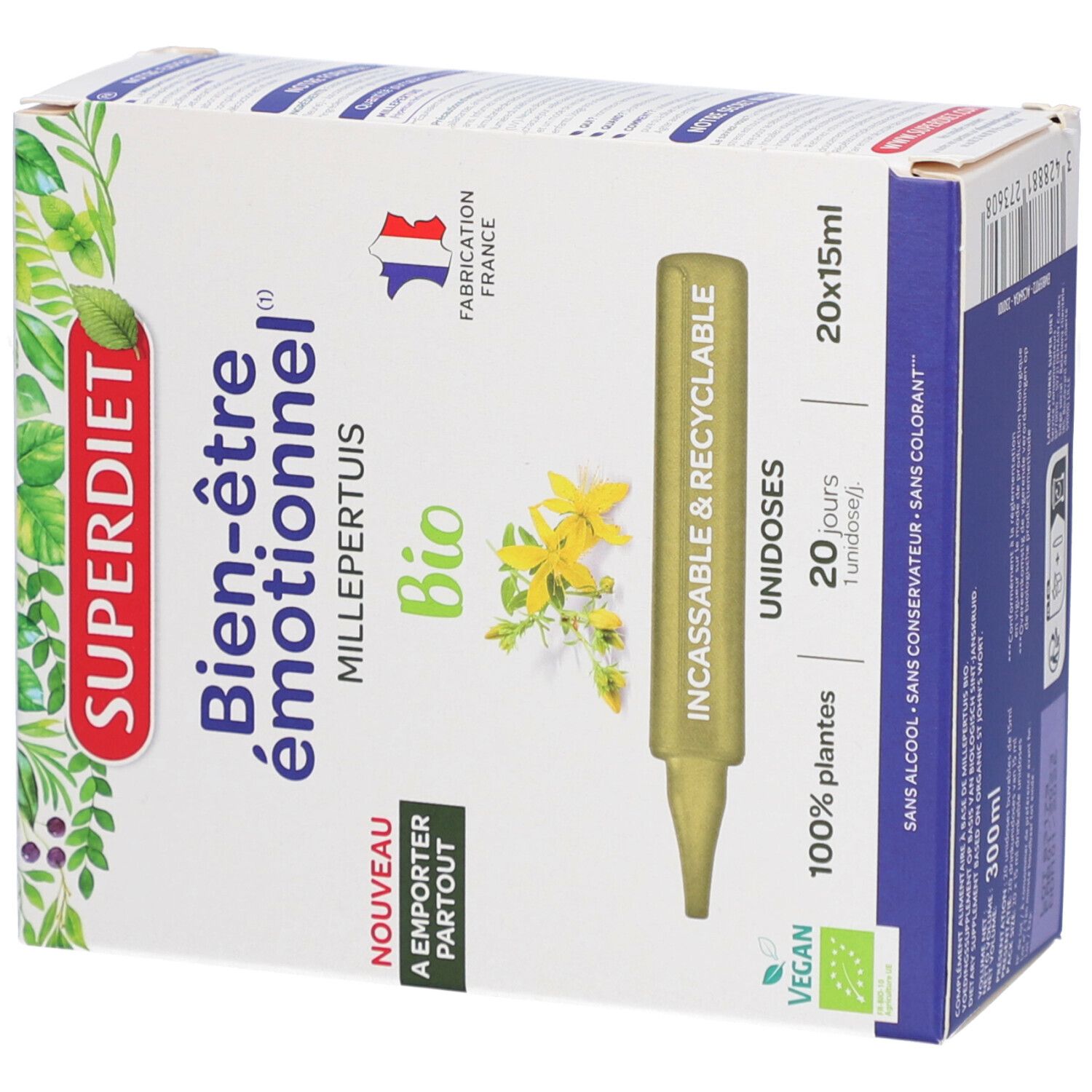 Superdiet Millepertuis Bio – Bien-être émotionnel