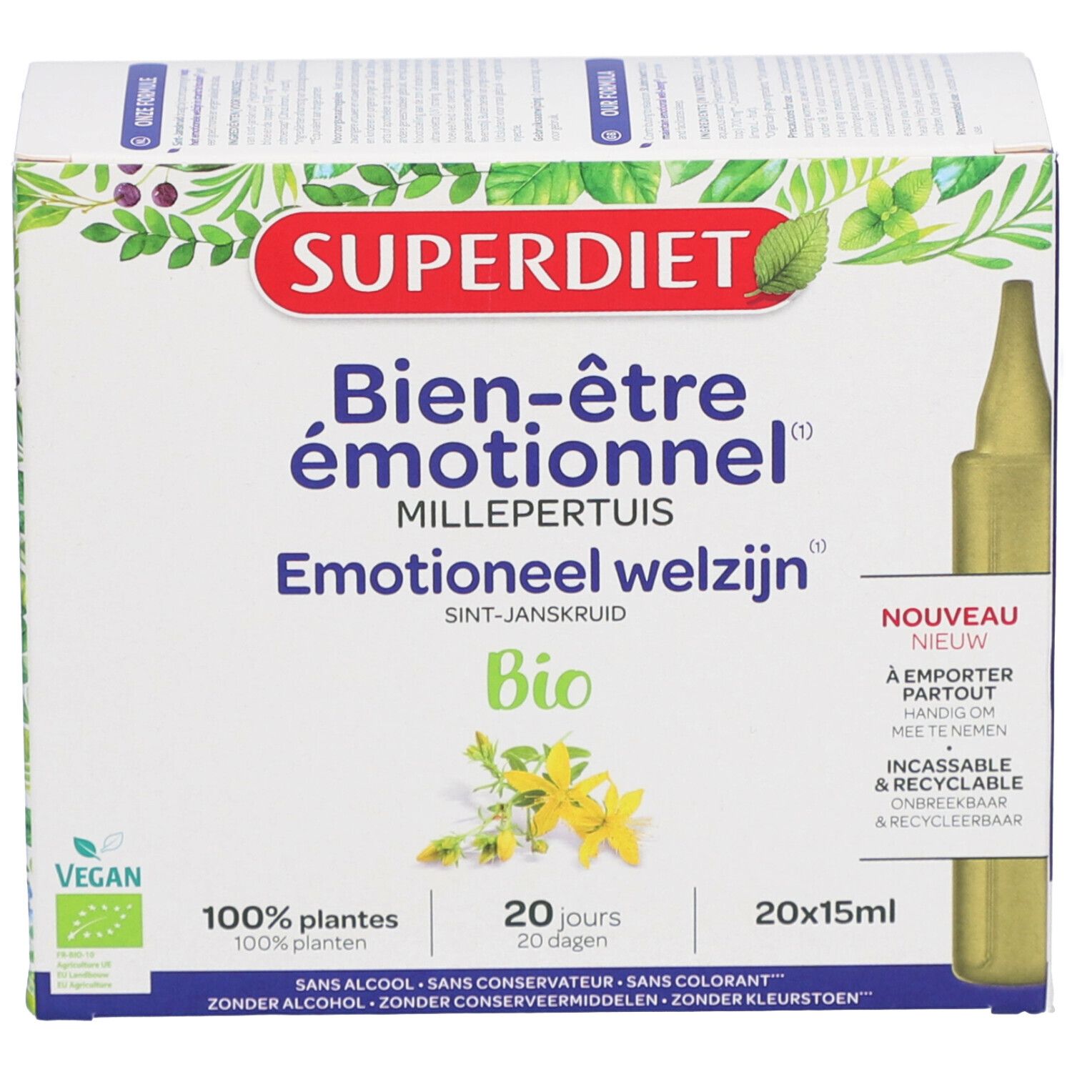 Superdiet Millepertuis Bio – Bien-être émotionnel
