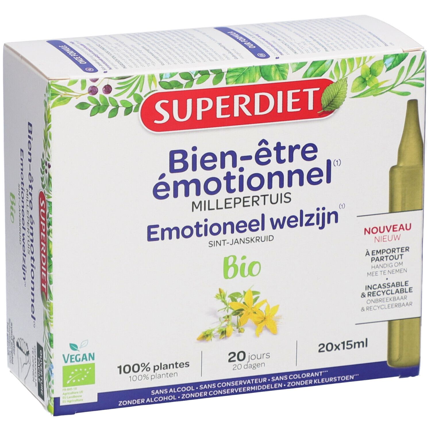 Superdiet Millepertuis Bio – Bien-être émotionnel