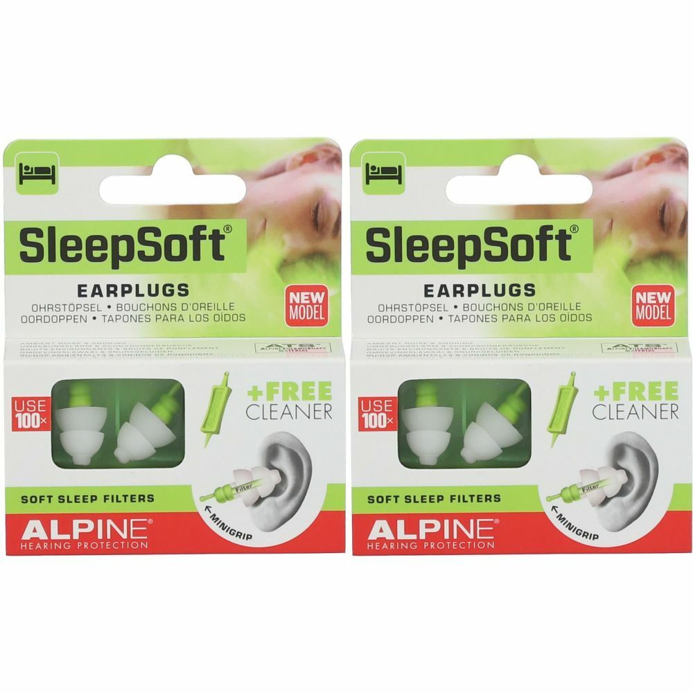 Alpine SleepSoft - Bouchons d'oreille de sommeil - filtres doux – Alpine  Protection Auditive