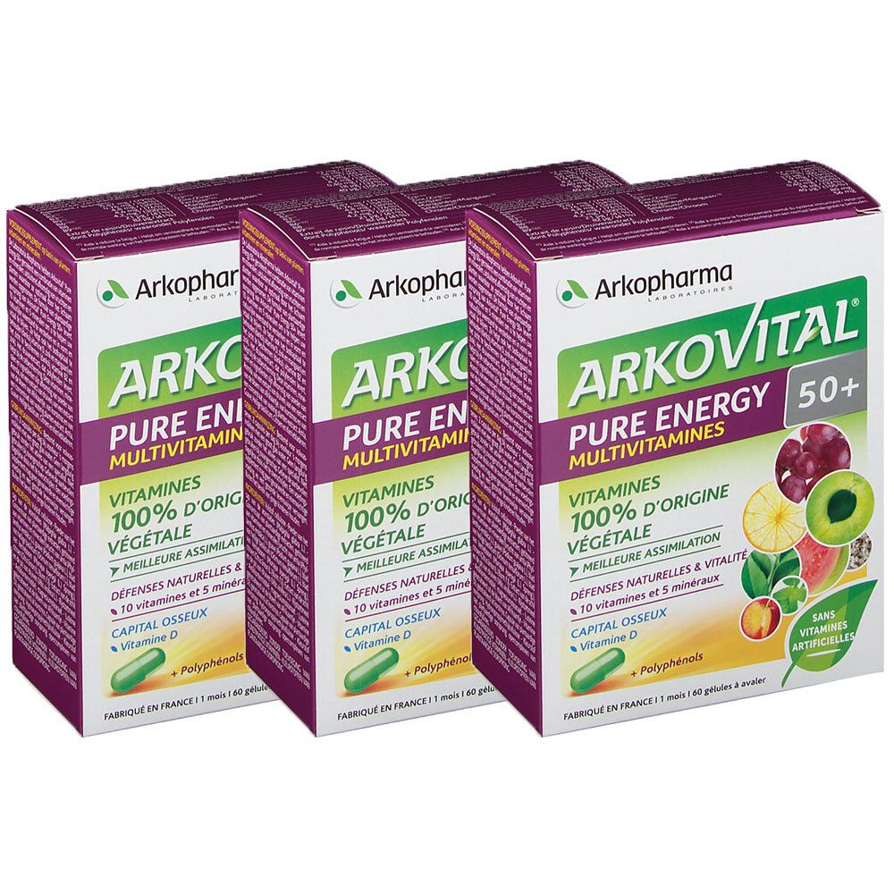 ArkoVital® Pur’Énergie Expert Multivitamines 50+