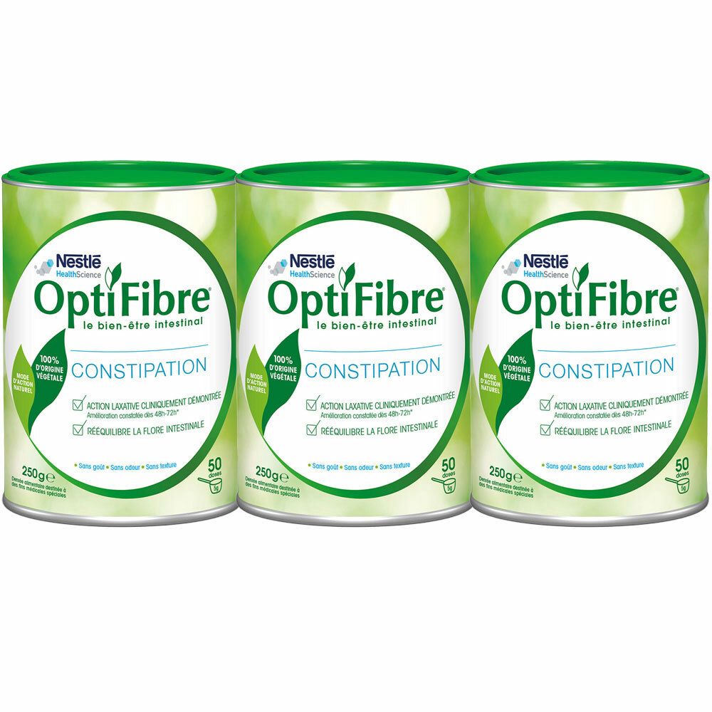 Nestlé® OptiFibre® Constipation 2x250 g - Redcare Pharmacie