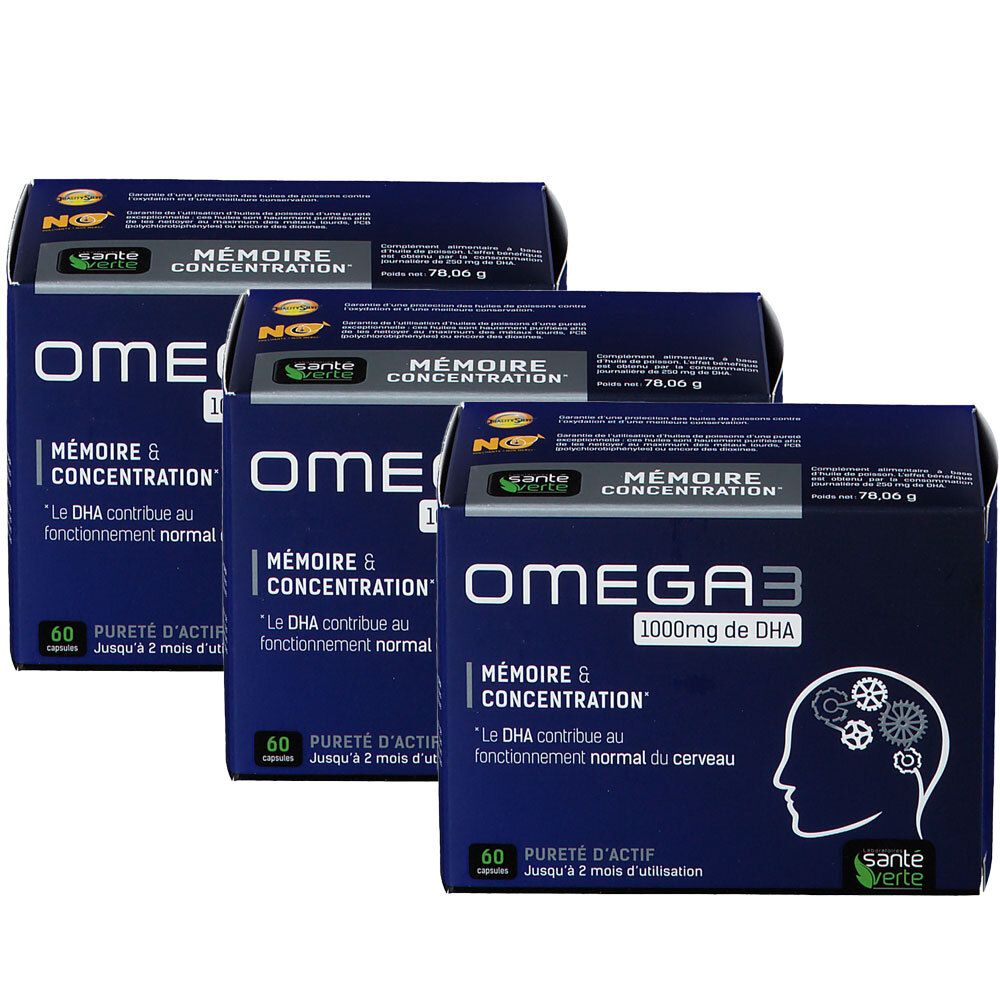 Santé Verte Oméga 3 1000 mg de DHA