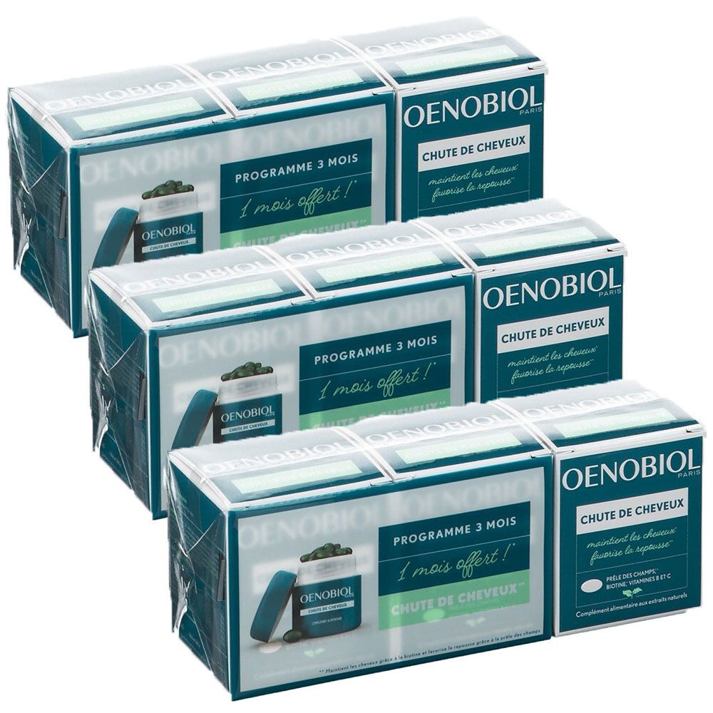 Oenobiol Chute De Cheveux 3x3x60 Pcs Redcare Pharmacie