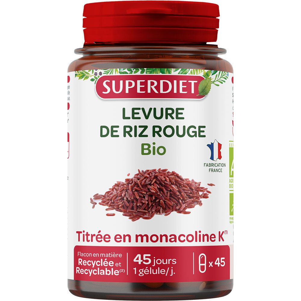 SUPER DIET Levure riz rouge Bio