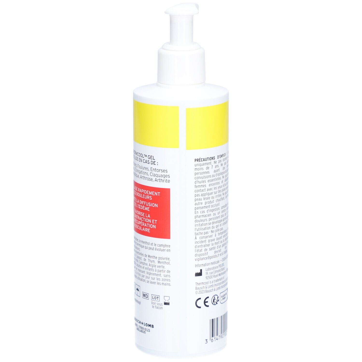 ThermCool Gel Anti-Douleur Flacon Pompe 200ml + 100ml offert