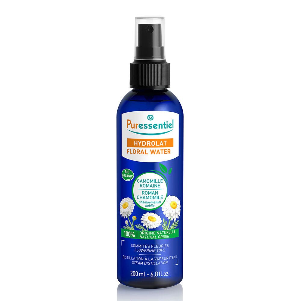 Puressentiel Hydrolat de Camomille Romaine BIO, flacon spray 200ml.