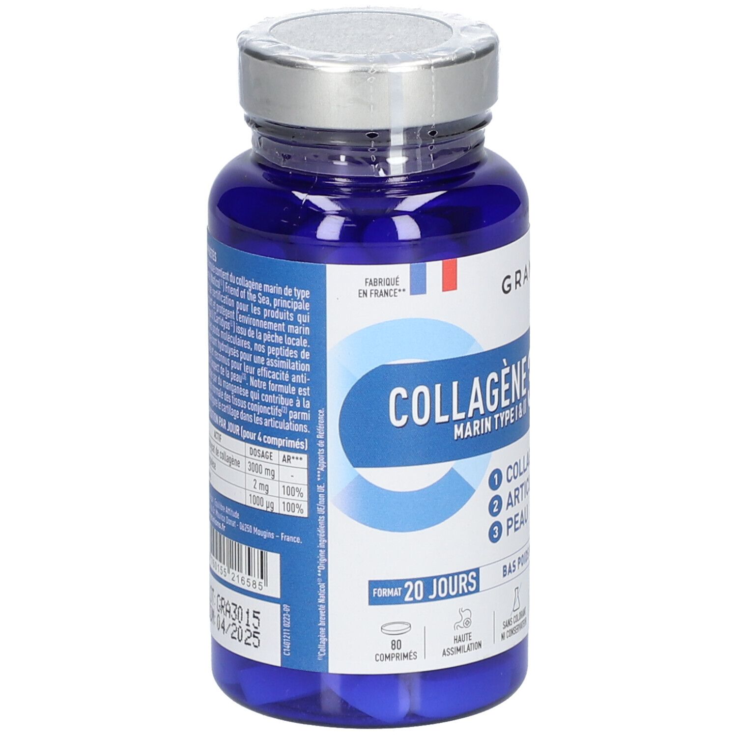 GRANIONS Collagène Marin - Type I & II - 3000 mg